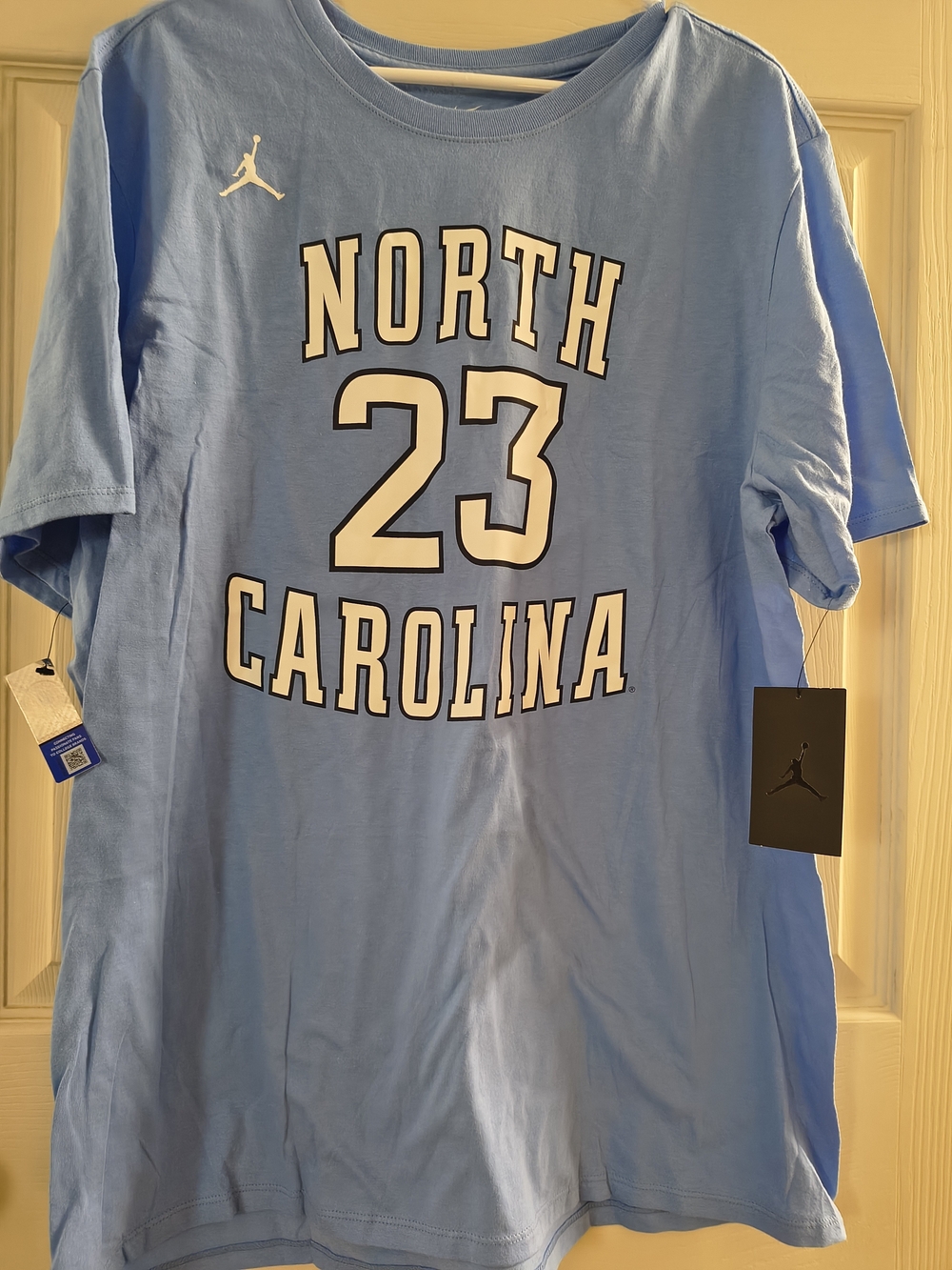 Nike Jordan North Carolina 23 Short-Sleeve T-Shirt - Carolina Blue